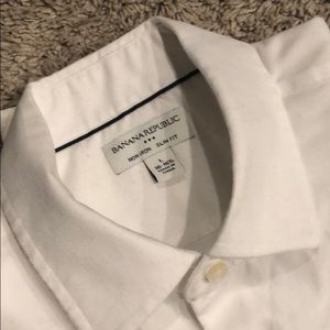 Banana Republic Shirts - Banana Republic slim fit white shirt L 16 16.5 Banana Republic Shirts - Banana Republic slim fit white shirt L 16 16.5